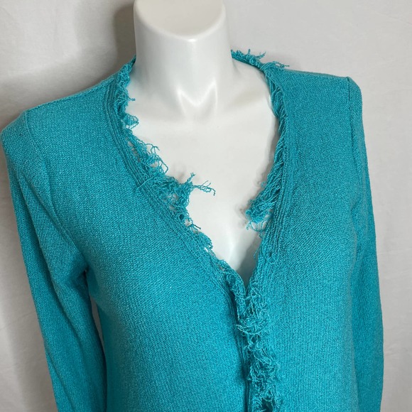 c.l.o.t.h.e.s. eyelash fringe cardigan - Picture 2 of 9